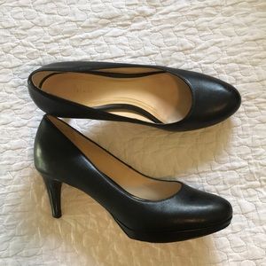 Cole Haan black leather heels